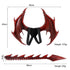 Cosplay How to Train Your Dragon costume props kids adult black demon wings dragon vampire wings mask halloween carnival purim props - menochic